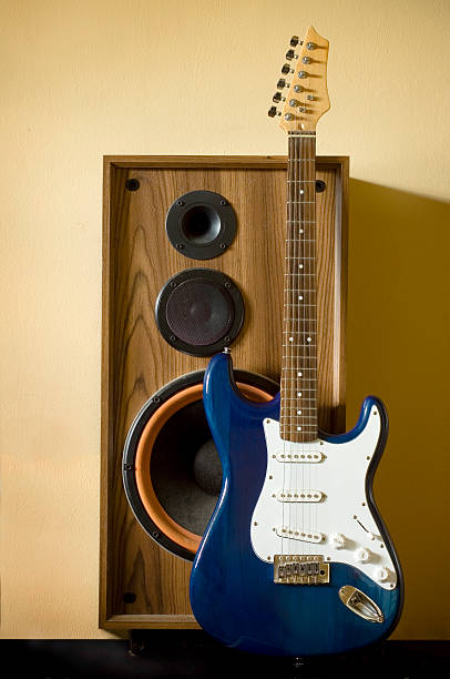 istock Electric Guitar and Speaker 114405805