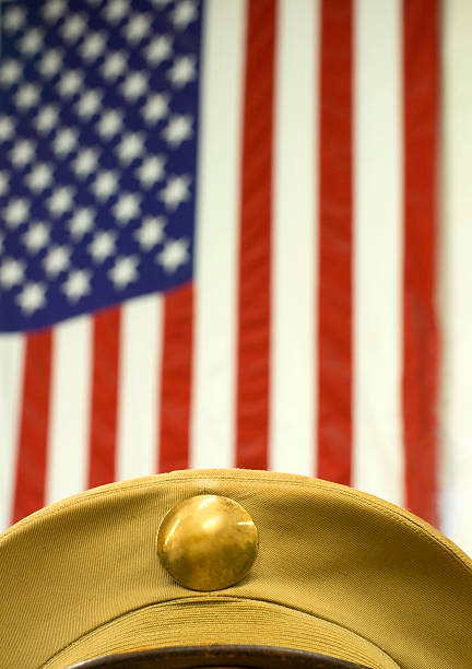 istock Vintage U.S. military hat 114405898