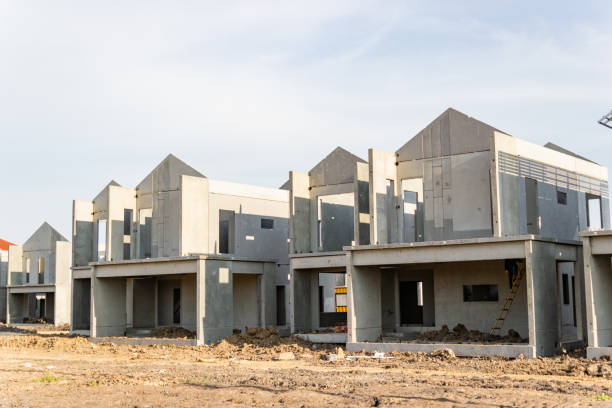 istock Building and Construction site of new home 1144059213