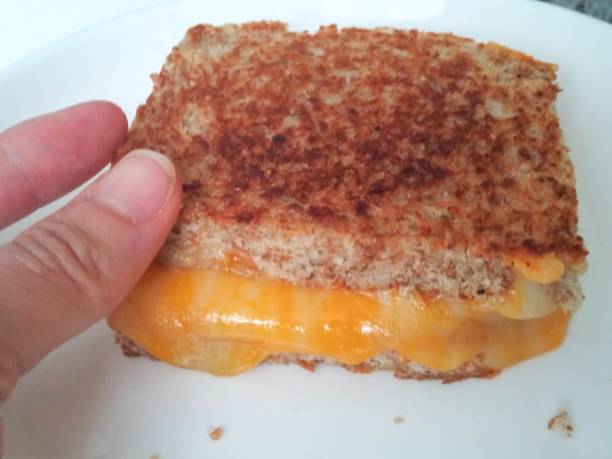 istock Grilled cheese sandwich - home snack for kids 1144067761