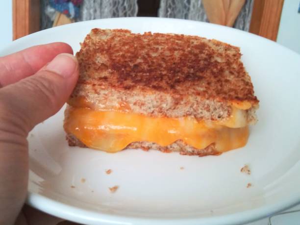istock Grilled cheese sandwich - home snack for kids 1144067763