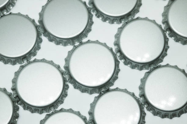 istock Close Up aluminum rings cap on white background. 1144068811