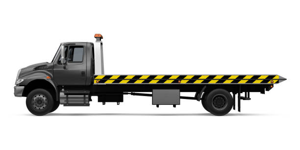 トウトラック絶縁 - towing tow truck truck semi truck ストックフォトと画像