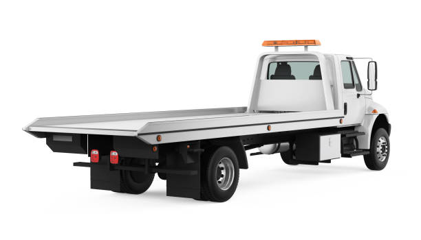 istock Tow Truck Isolated 1144068947