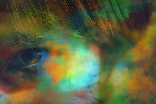 istock Colorful face of kid 1144079752