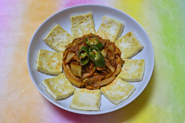 istock Korean food tofu kimchi 1144080644