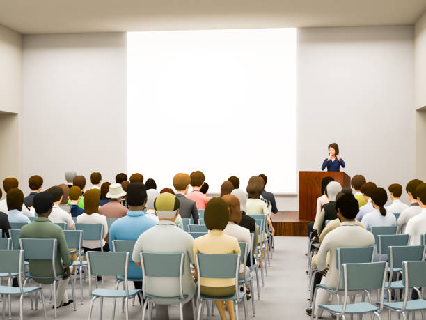 istock People who gather at the lecture 1144083469