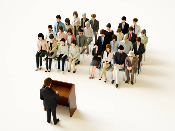 istock People who gather at the lecture 1144083478