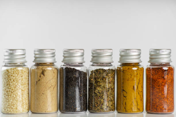 istock Spices in bottle with top copy space close up 1144087393