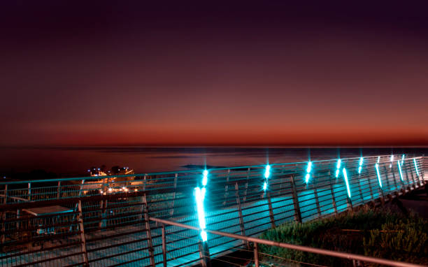 istock observation deck over the sea at sunset 1144089926