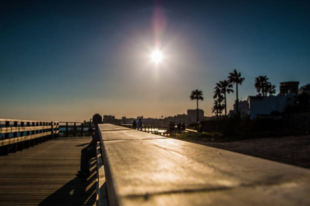 sunset on the coast of Malaga