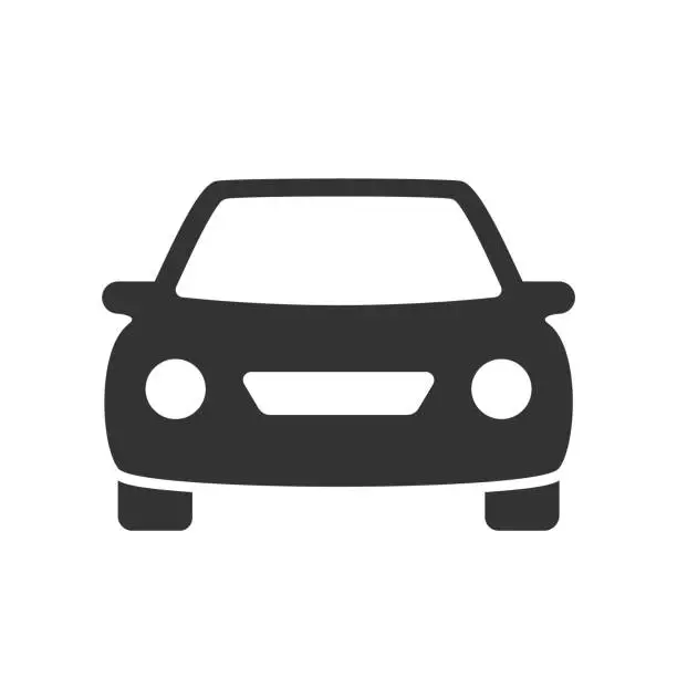 Vector illustration of car flat icon