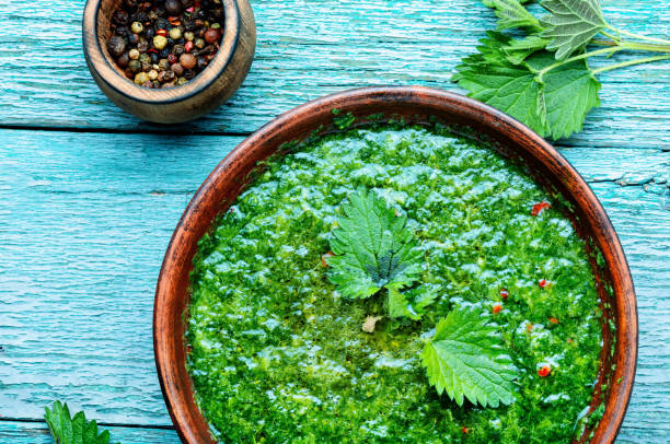 istock Russian traditional nettle soup 1144095824