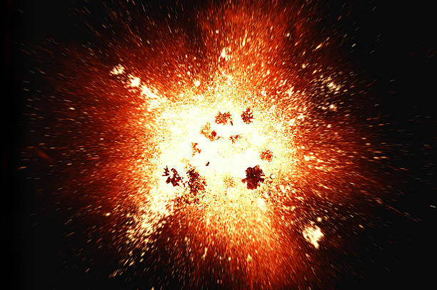 explosão (superhires - fireball fire isolated cut out imagens e fotografias de stock