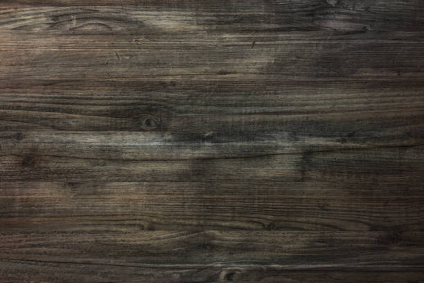 fondo marrón madera, textura abstracta de madera oscura. - varnishing hardwood decking fotografías e imágenes de stock
