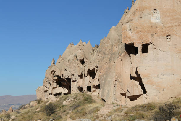 istock Rock Formations in Zelve Valley, Cappadocia, Nevsehir, Turkey 1144100354