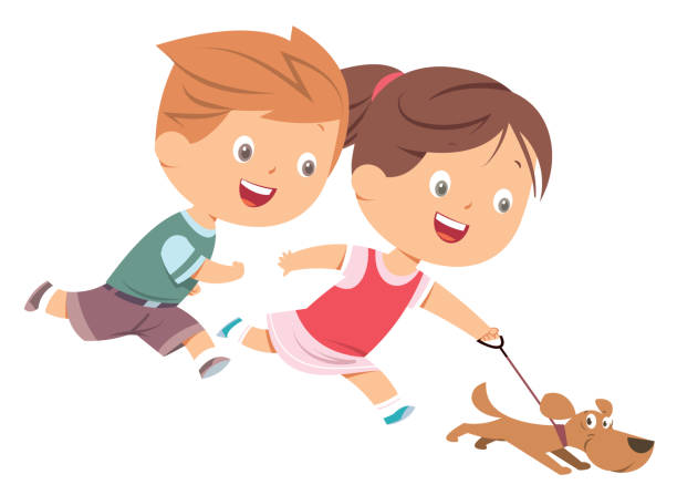 440+ Boy Walking With Dog Illustrations, Royalty-Free Vector Graphics &  Clip Art - Istock