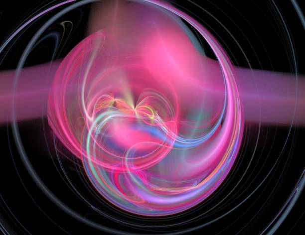 istock image of one Digital Fractal on Black Color 1144112115