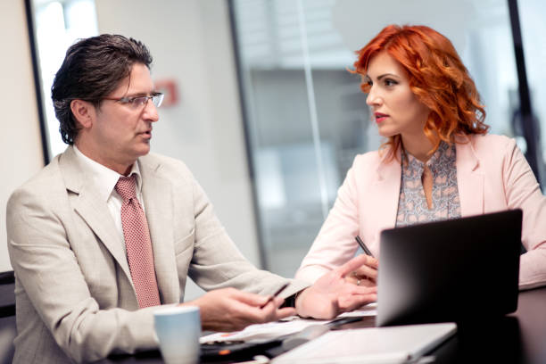 istock Image of two business partners working together 1144113067