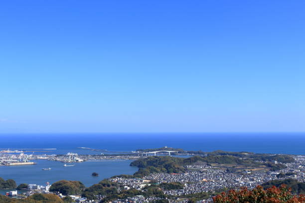 istock Enjoy the view from the Mt. Washio (Kochi City) 1144114671