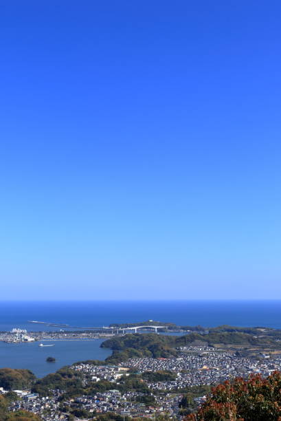 istock Enjoy the view from the Mt. Washio (Kochi City) 1144114703
