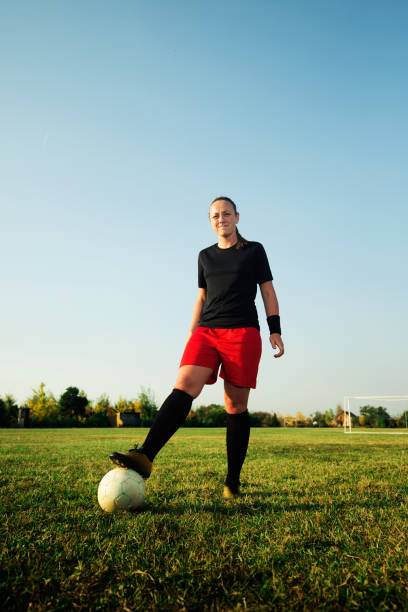 istock Female soccer player 1144115410