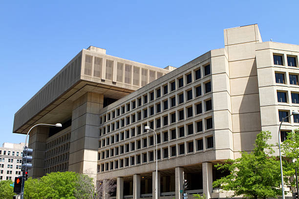 Federal Bureau of Investigation Building stock photo