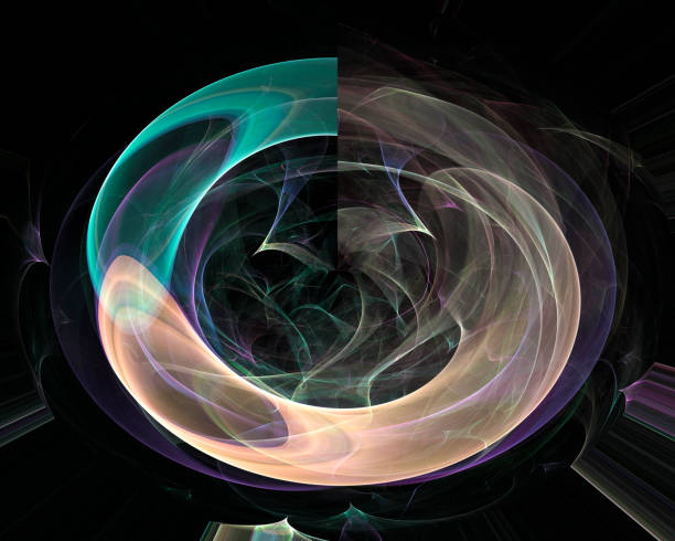 istock abstract digital fractal, fantasy design imagination 1144124713