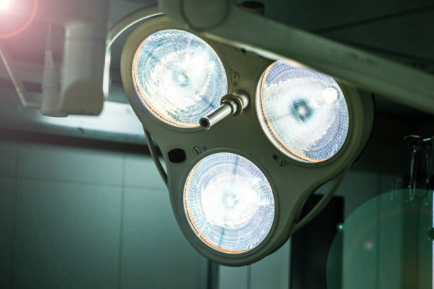 istock modern medical lamp in the operating room 1144124968