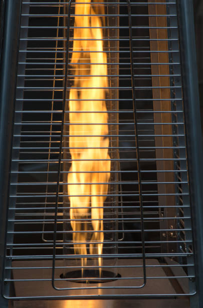 istock Outdoor heater flame 1144129284
