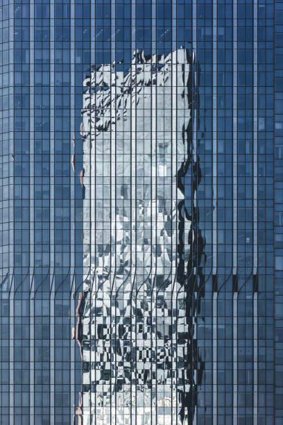 istock Full frame of modern glass steel architecture 1144134009