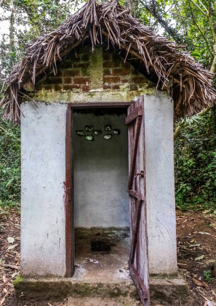 istock Mountain toilet Outhouse 1144134109