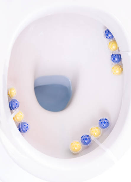 istock WC toilet bowl cleaner with fresh citrus scent 1144138571
