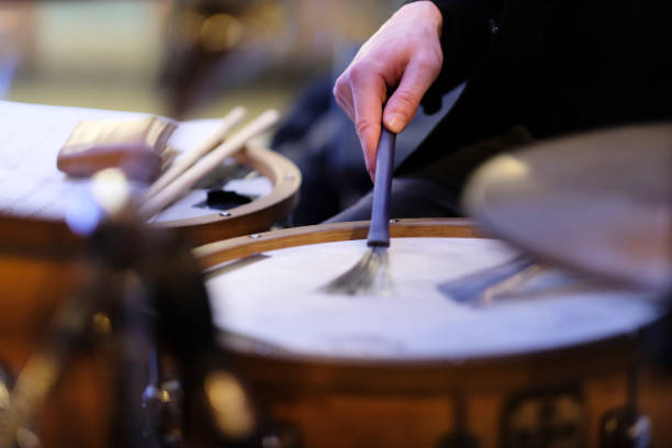 istock The musician plays the drum set. 1144139474