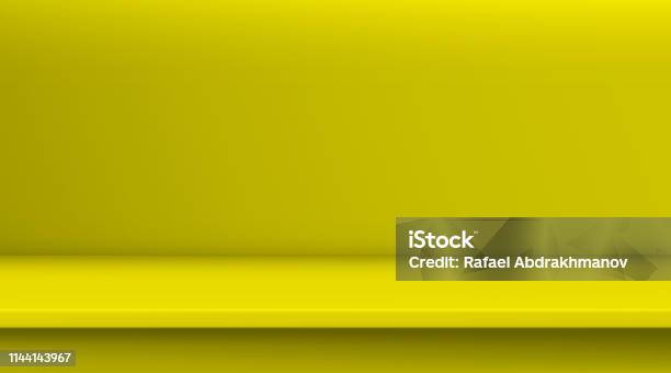 Yellow Table Graphics Gradient Mesh Vector Table Background Of Empty Vivid Yellow Color Table ...