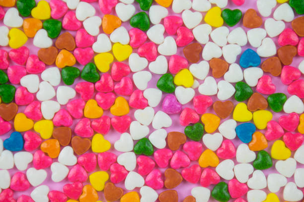 istock sprinkles background, sugar sprinkle dots, decoration for cake and bakery 1144145483
