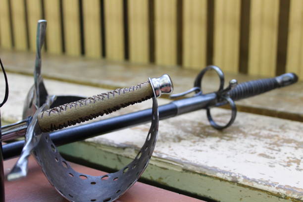 istock swords for artistic fencing 1144147428