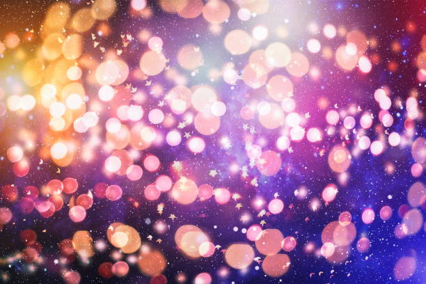 istock Christmas background,abstract texture, light bokeh background, Glitter vintage lights background.Lights on background. 1144150489