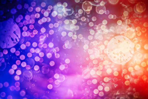istock Blurred bokeh light background, Christmas and New Year holidays background 1144151811