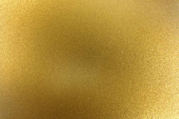 istock Abstract texture background, sparkle brushed golden metallic sheet 1144157683