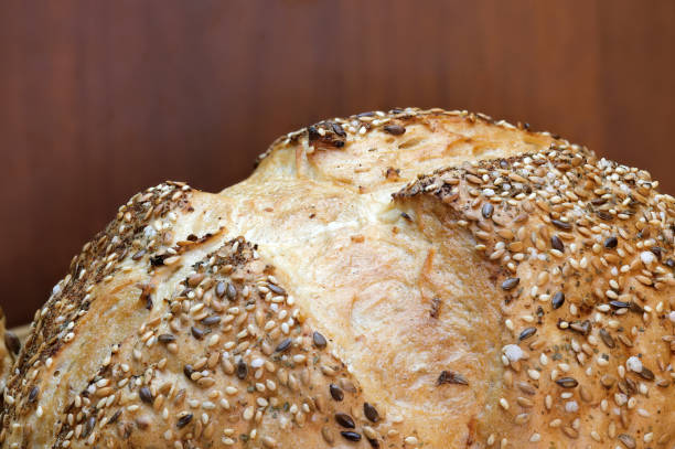 istock Homemade wheat bread baked 1144159363