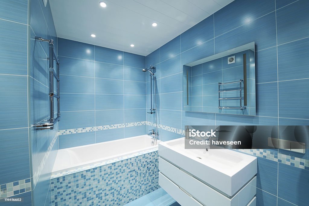 BADEZIMMER INNEN - Lizenzfrei Architektur Stock-Foto