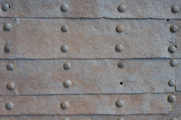 istock Rust of steel door 1144167960