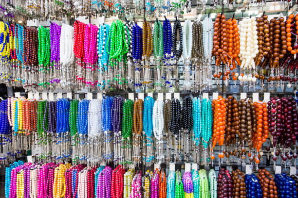 istock Traditional Turkish prayer beads tesbih and colorful bead 1144172091