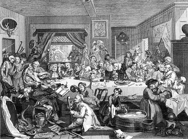 18th Century Caricatures By William Hogarth Illustrations, Royalty-Free  Vector Graphics & Clip Art - iStock
