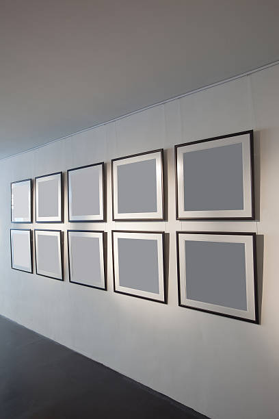 istock Picture frames in an art gallery 114417943
