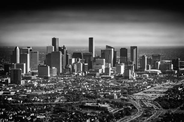 istock Aerial Skyline View of Houston Texas 1144180572