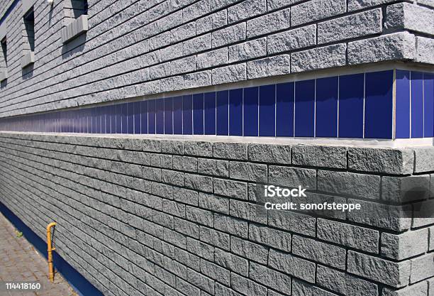 Urban Brick Wall Perspective Stock Photo - Download Image Now - Brick, Wall - Building Feature, Outdoors