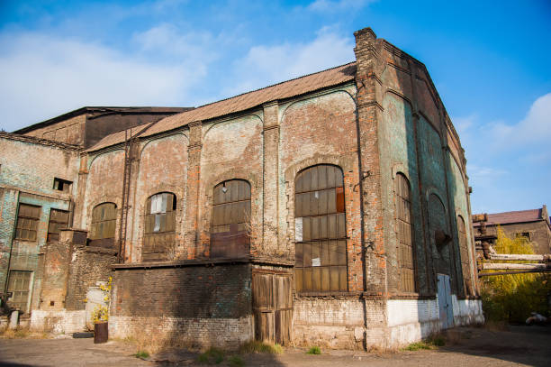 istock Old abandoned metallurgical plant 1144182097