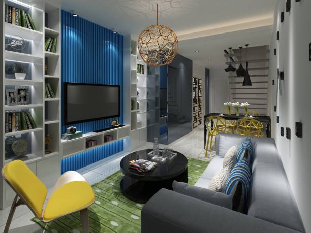 istock 3d render of living room 1144188360